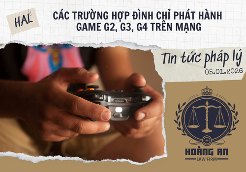 Các Trường Hợp Đình Chỉ Phát Hành Game G2, G3, G4 Trên Mạng